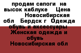 продам сапоги  на высок каблуке  › Цена ­ 3 500 - Новосибирская обл., Бердск г. Одежда, обувь и аксессуары » Женская одежда и обувь   . Новосибирская обл.